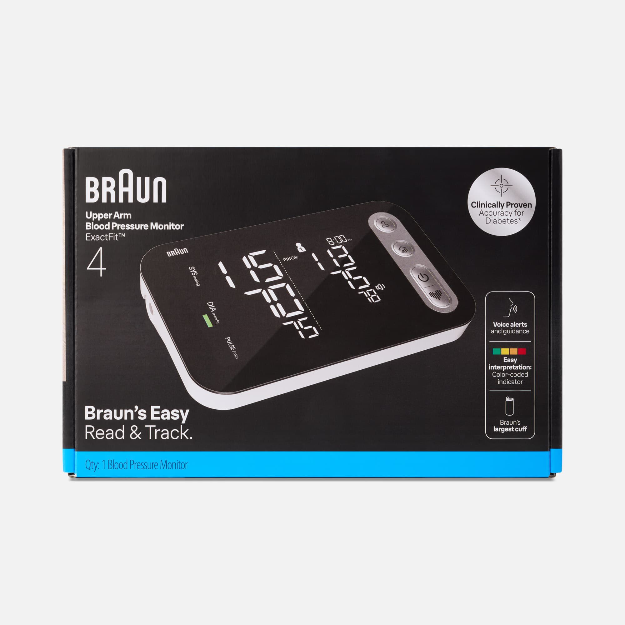 Braun ExactFit® 4 Upper Arm Blood Pressure Monitor, , large