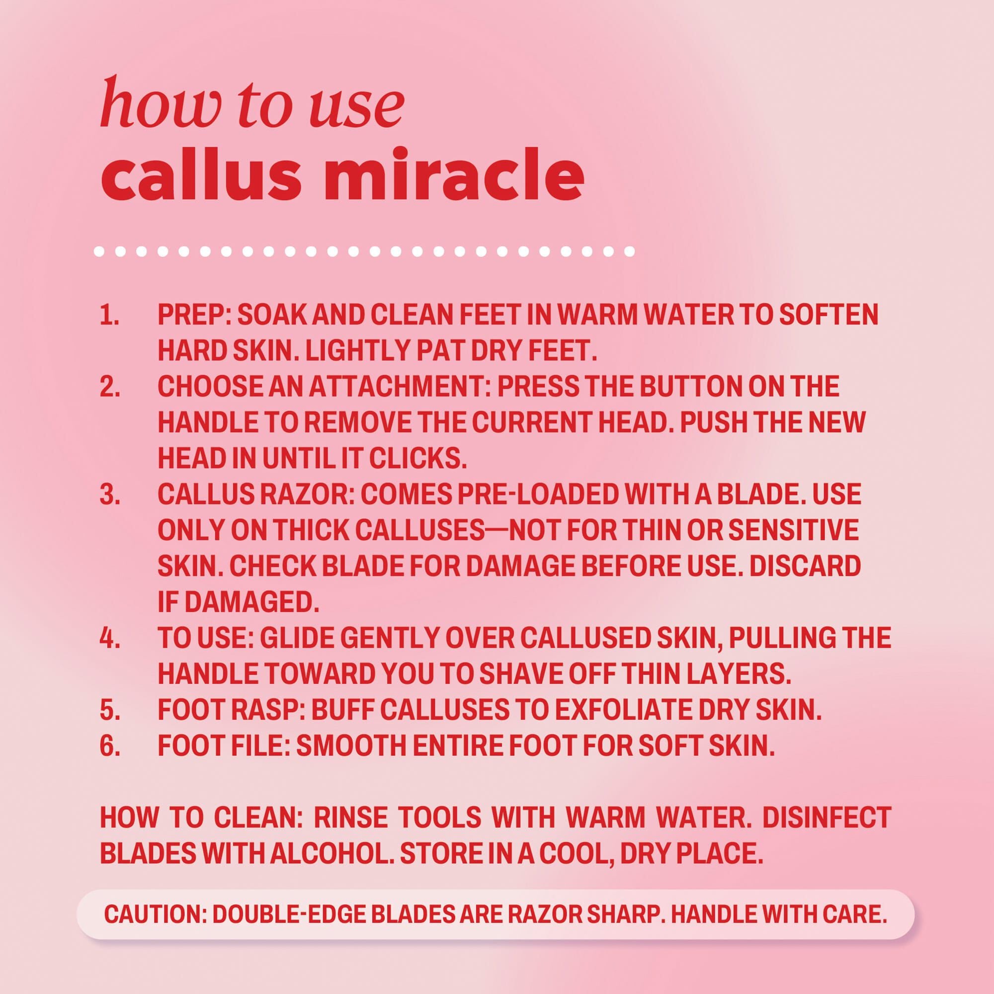 ONYX Professional Callus Miracle 3 Step Pedi Tool, , large
