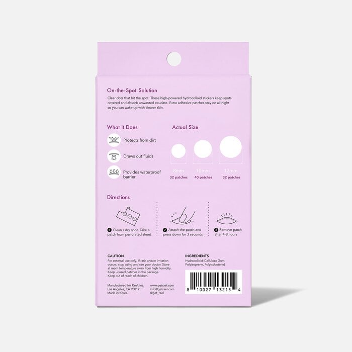 Rael Beauty Miracle Patch Overnight Spot Cover, 52 ct., , large