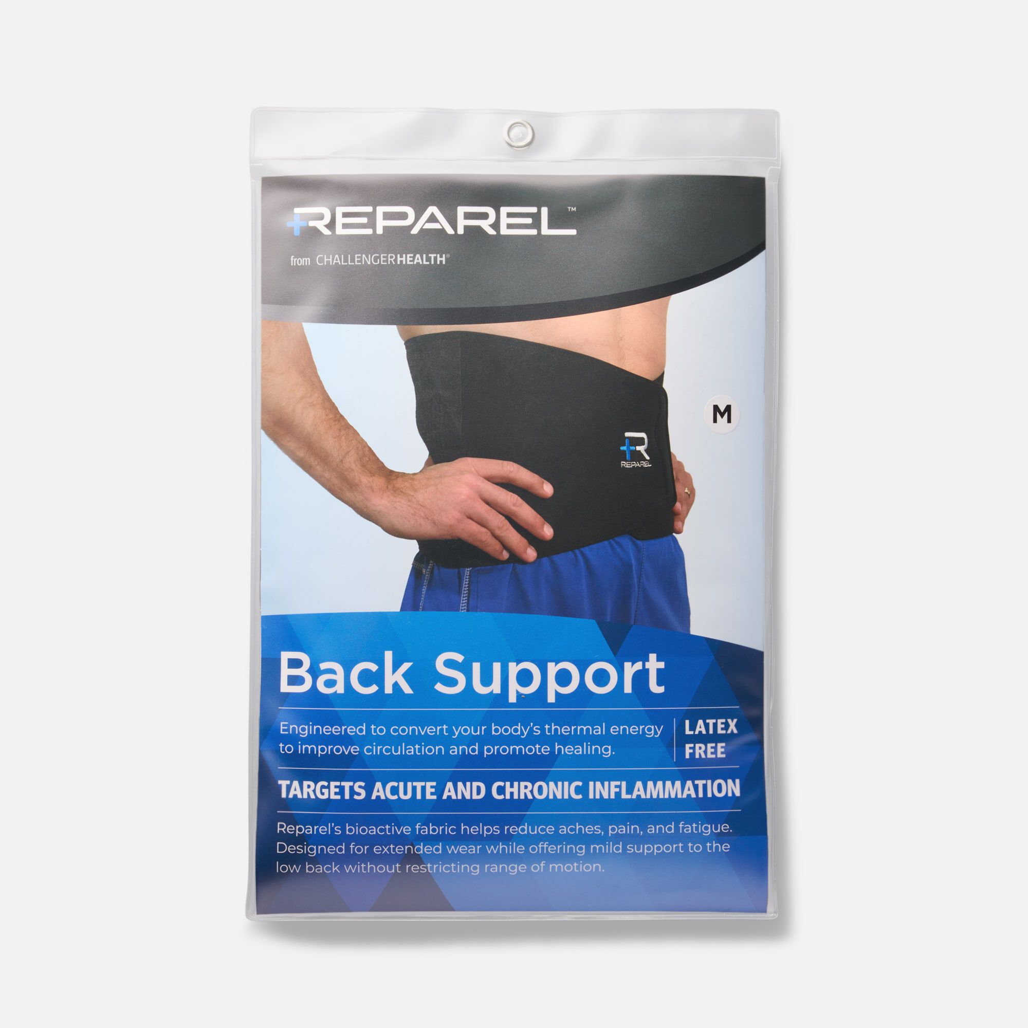 Reparel Back Recovery Wrap, Black