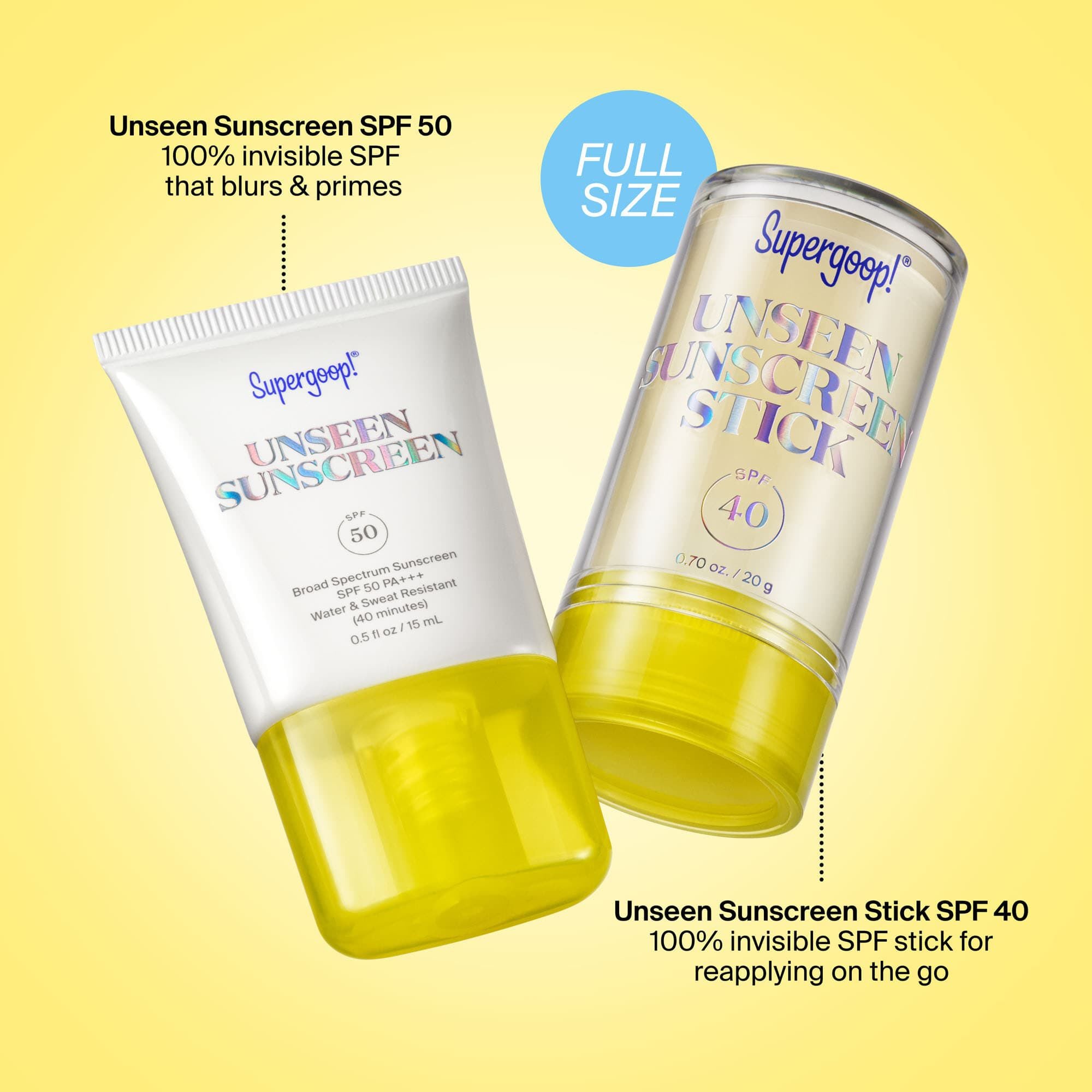 Supergoop!® Clear Favorites Invisible SPF Kit, , large