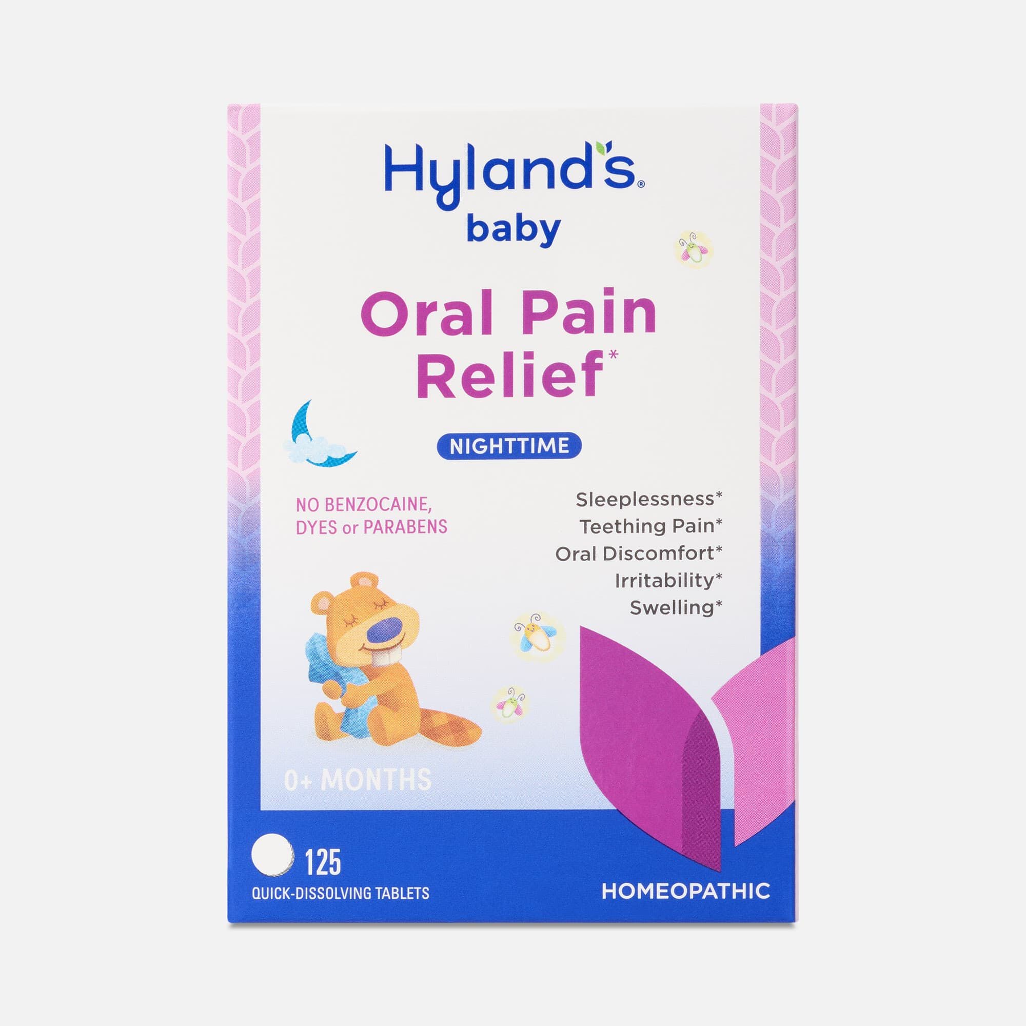Hyland's Baby Nighttime Oral Pain Relief Tablets, 125 ct.