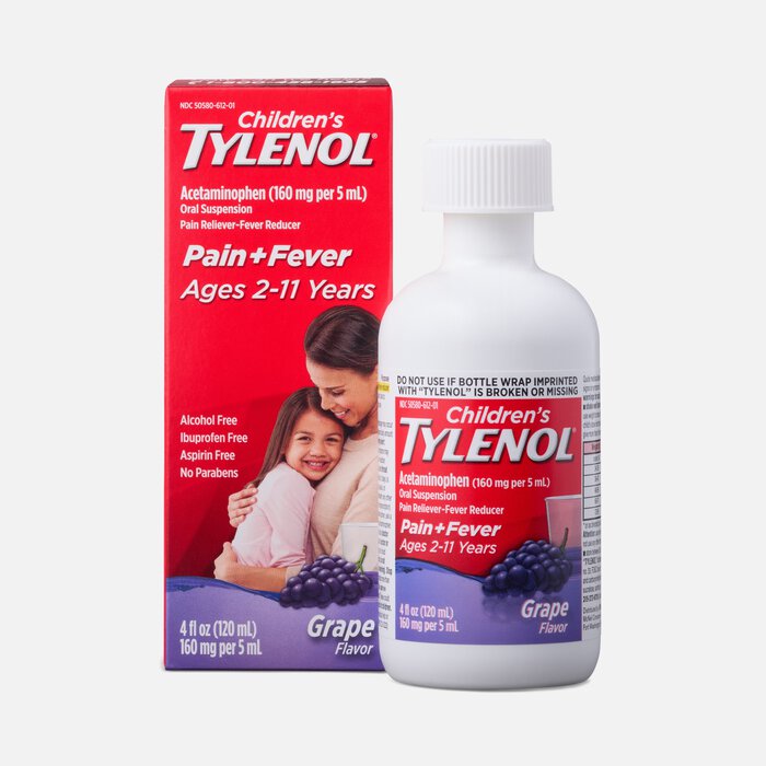 Children's Tylenol Fever Reducer & Pain Reliever, Ages 2-11, 4 fl oz., , large