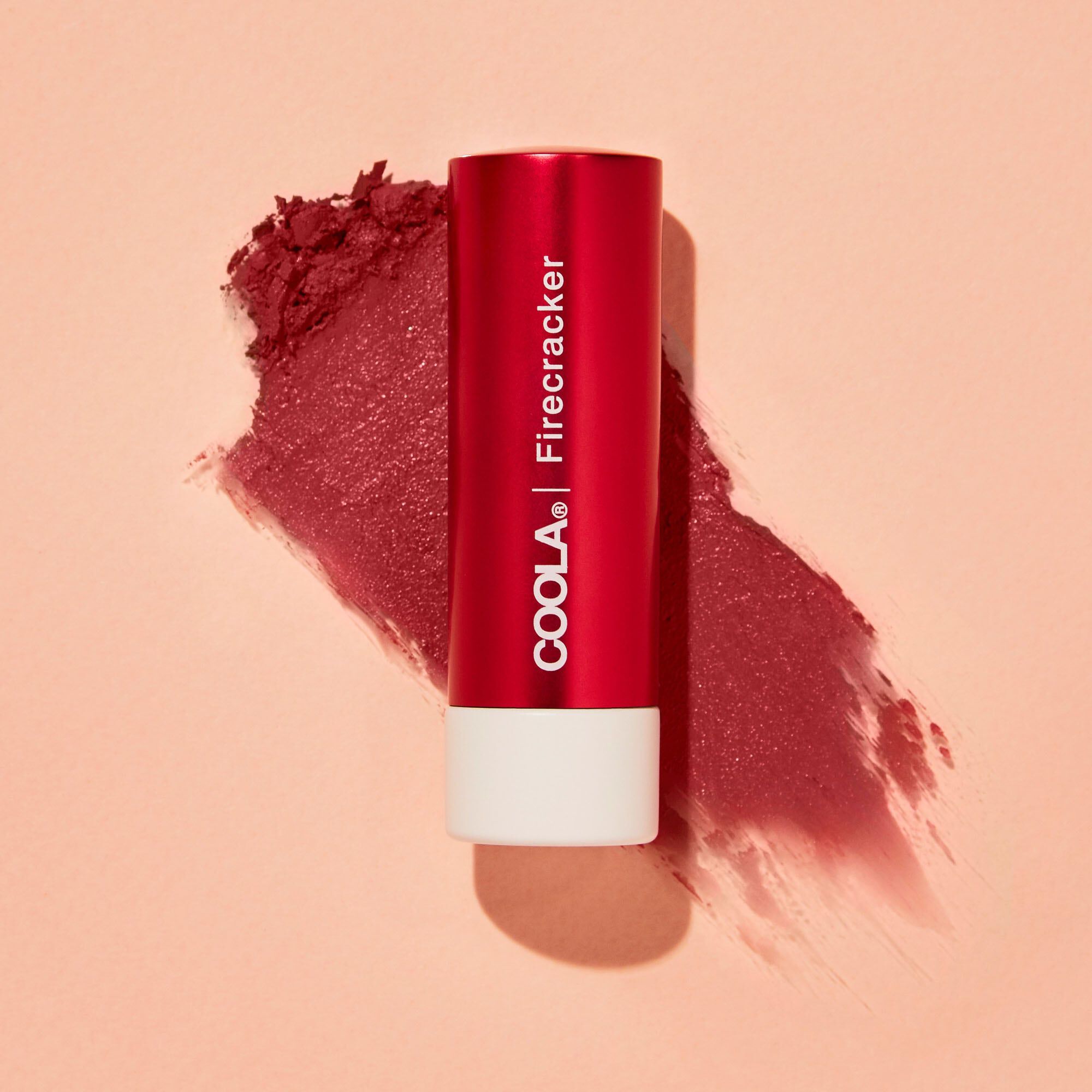 COOLA Mineral Liplux SPF 30 Lip Balm, .15 oz., Firecracker, large