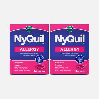 Vicks® NyQuil™ Allergy Nighttime LiquiCaps™, 24 ct. (2 pack)