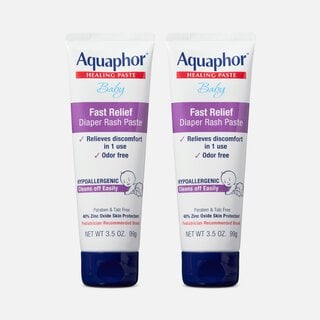 Aquaphor Baby Fast Relief Diaper Rash Paste Tube, 3.5 oz. (2 pack), , large