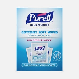 Purell Cottony Soft Hand Sanitizing Wipes, 24 ct., , large