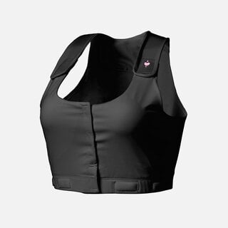 heart&core Larissa Post-Surgical Bra, Black, L