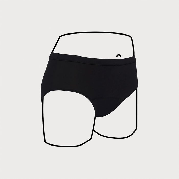 Thinx Teens All Day Brief, Black, , large