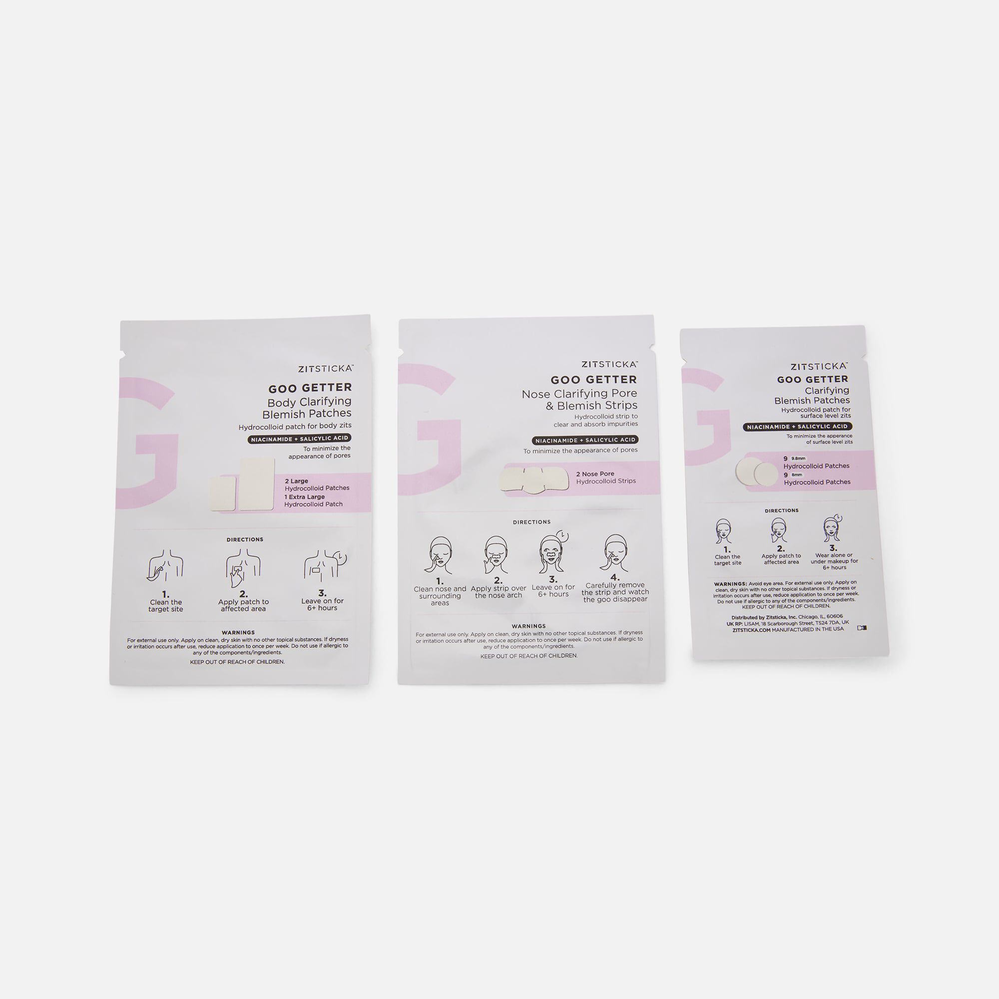 ZitSticka Sucks To Be Goo Acne Patch & Nose Strip Mini Bundle, 23 ct., , large