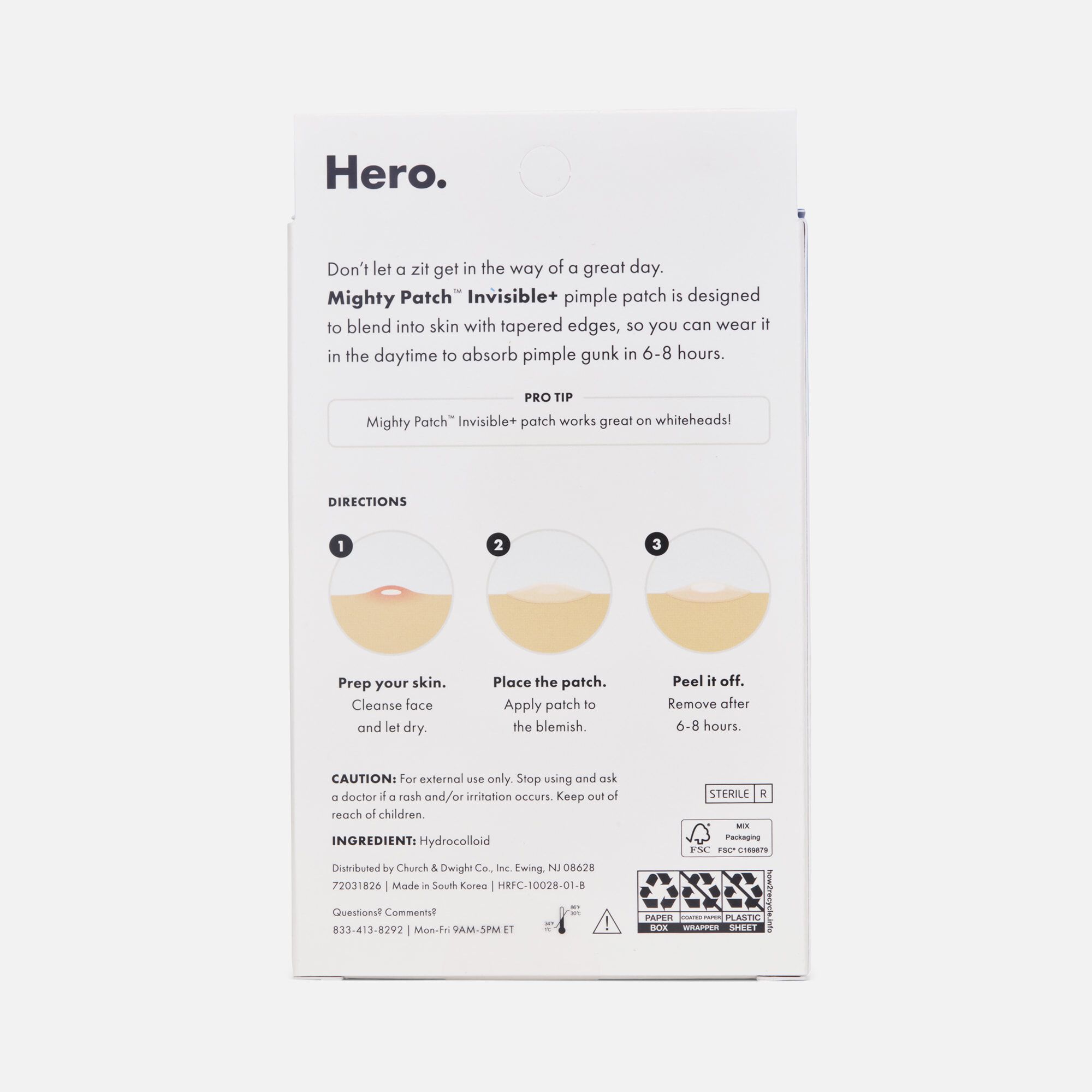 Mighty Patch Invisible+ Acne Treatment Patches, , large