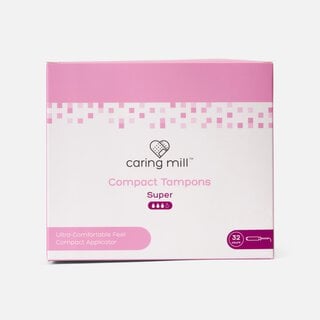 Caring Mill™ Super Compact Tampons, 32 ct.