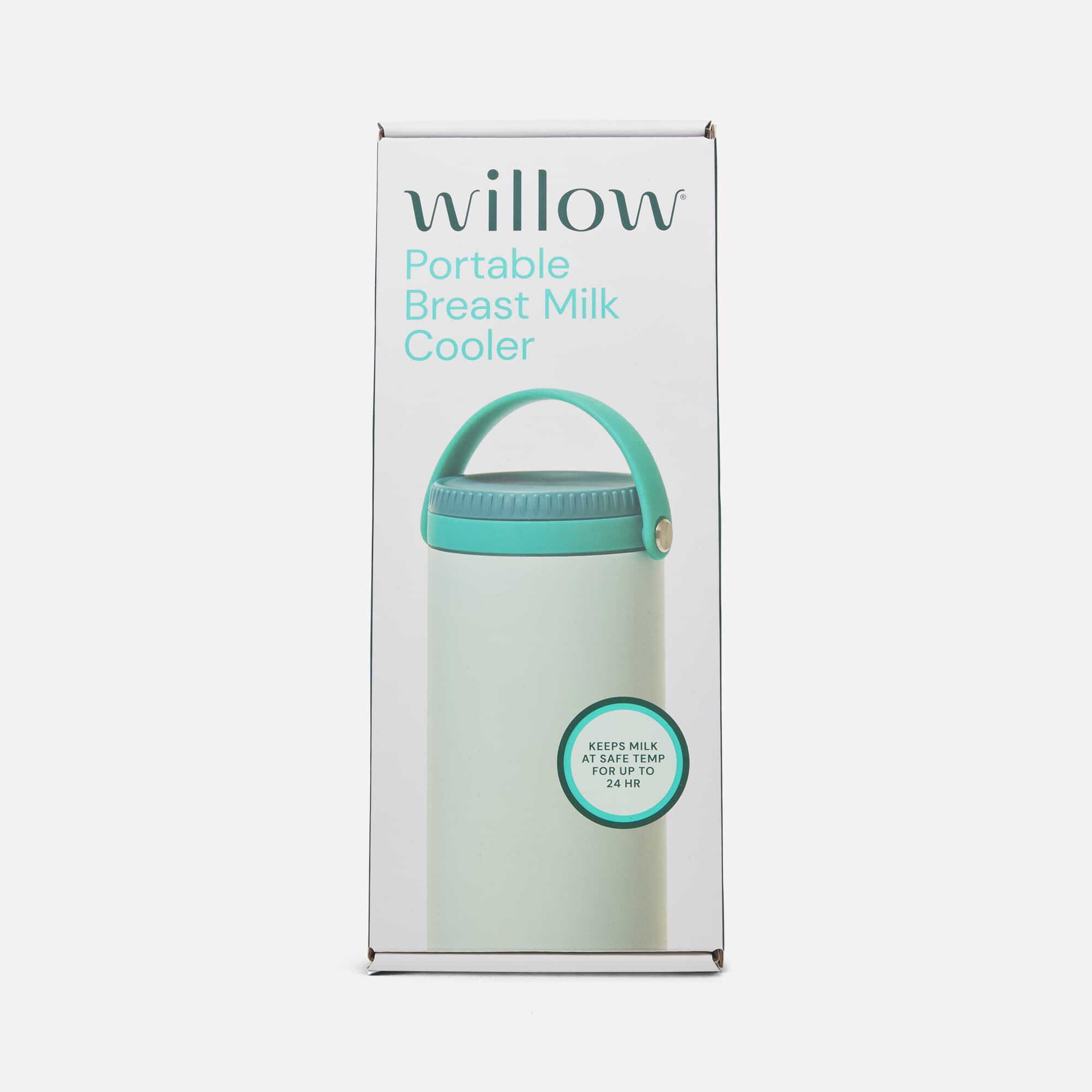 Willow Portable Breast Milk Cooler, 16 oz. Capacity, Teal, large