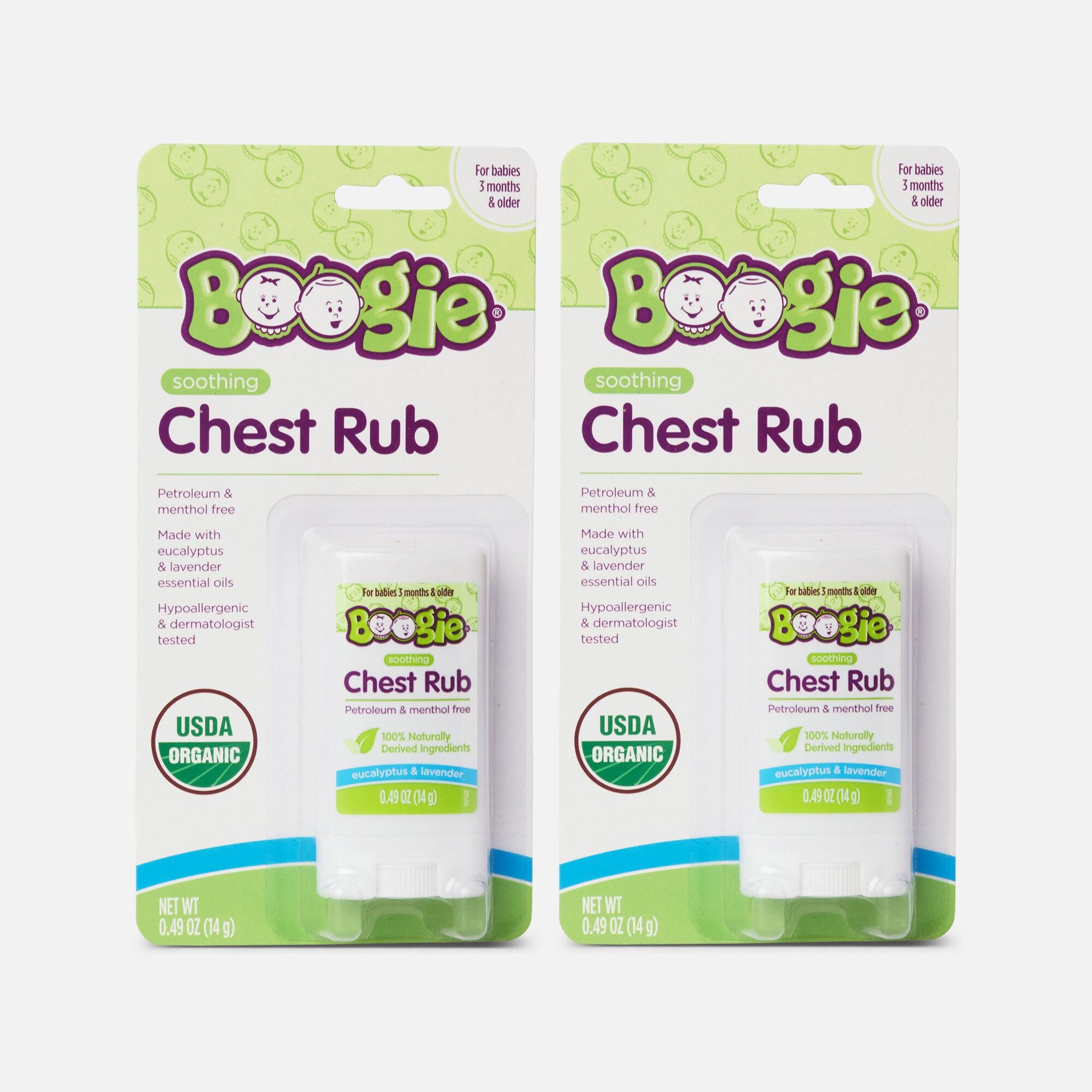 Boogie Vapor Chest Rub Stick, .49 oz. (2-Pack), , large