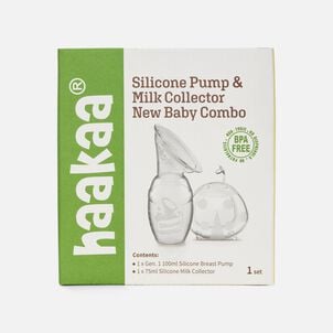 Haakaa Silicone Pump & Milk Collector New Baby Combo