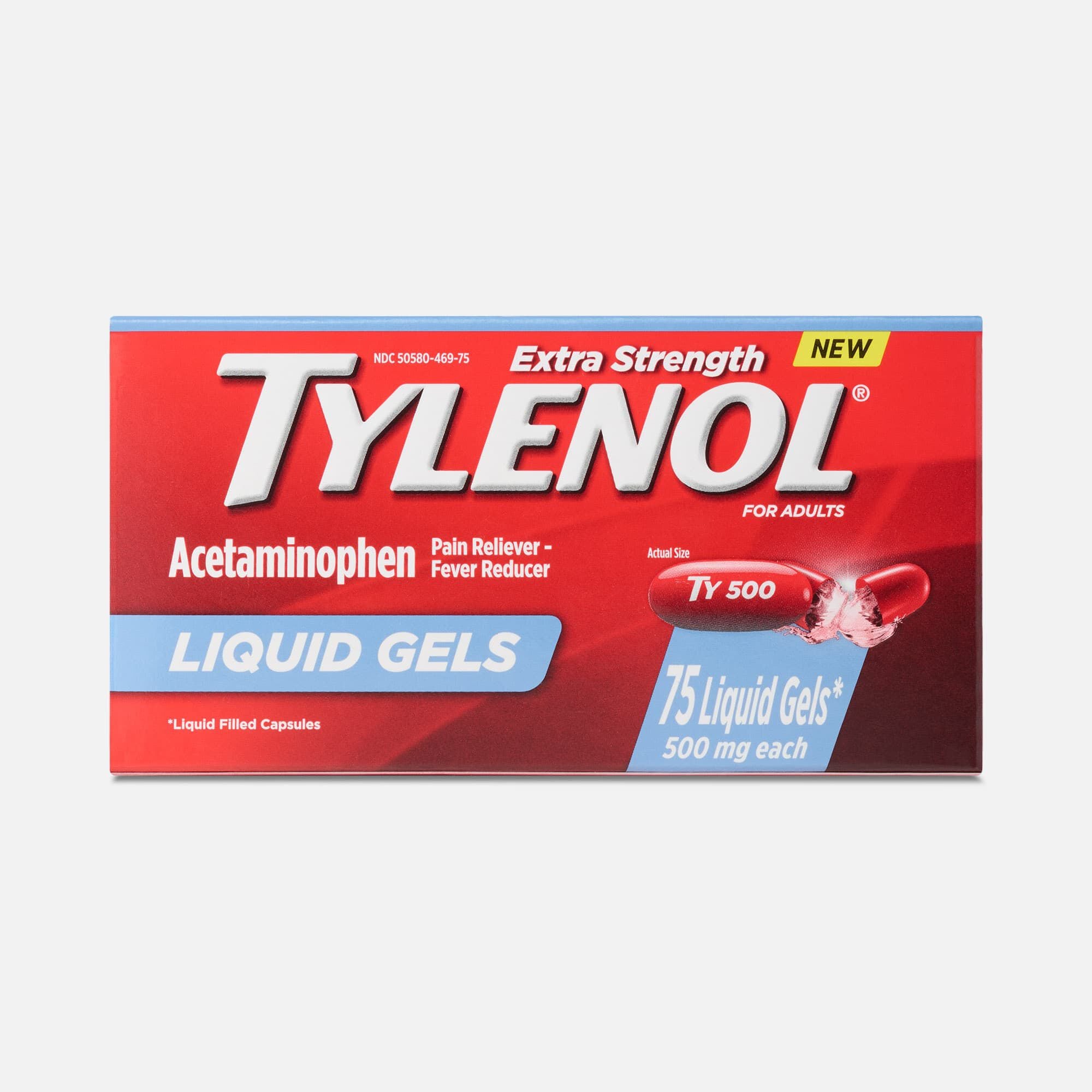 Tylenol® Extra Strength Liquid Gels, 75 ct.