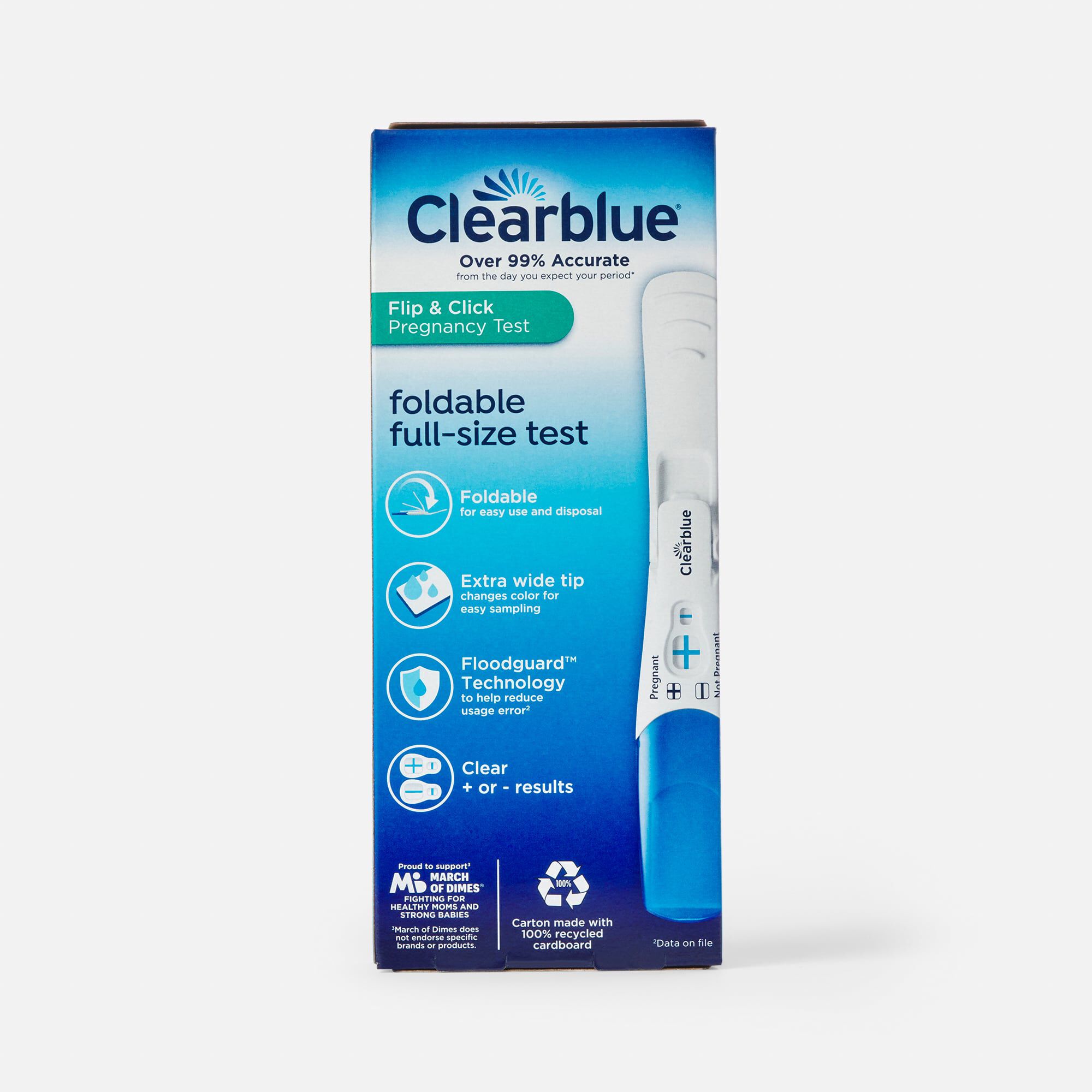 Clearblue Flip and Click Pregnancy Test, 2 ct., , large