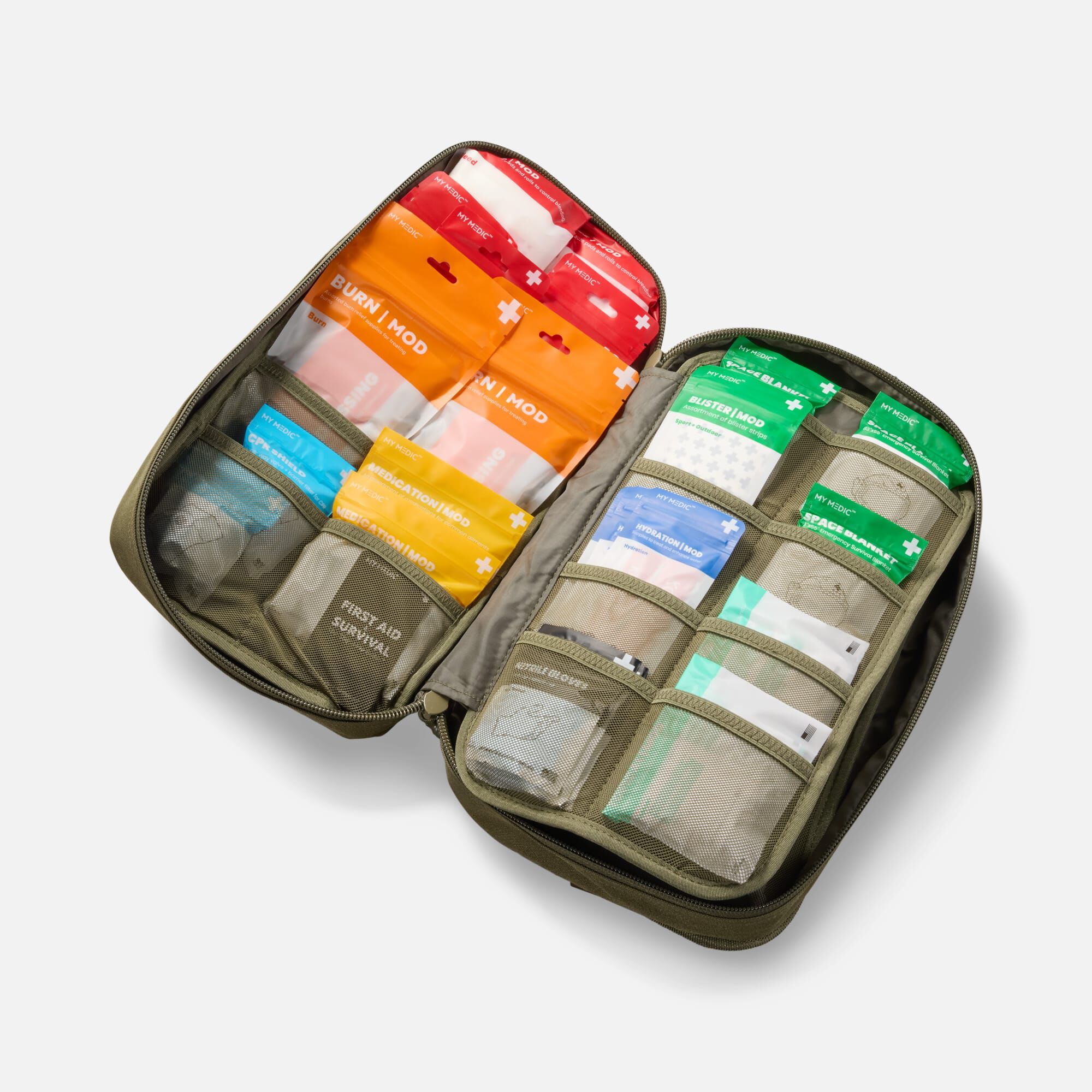 My Medic® MyFAK™ Large Medical Kit, Standard, Green, large
