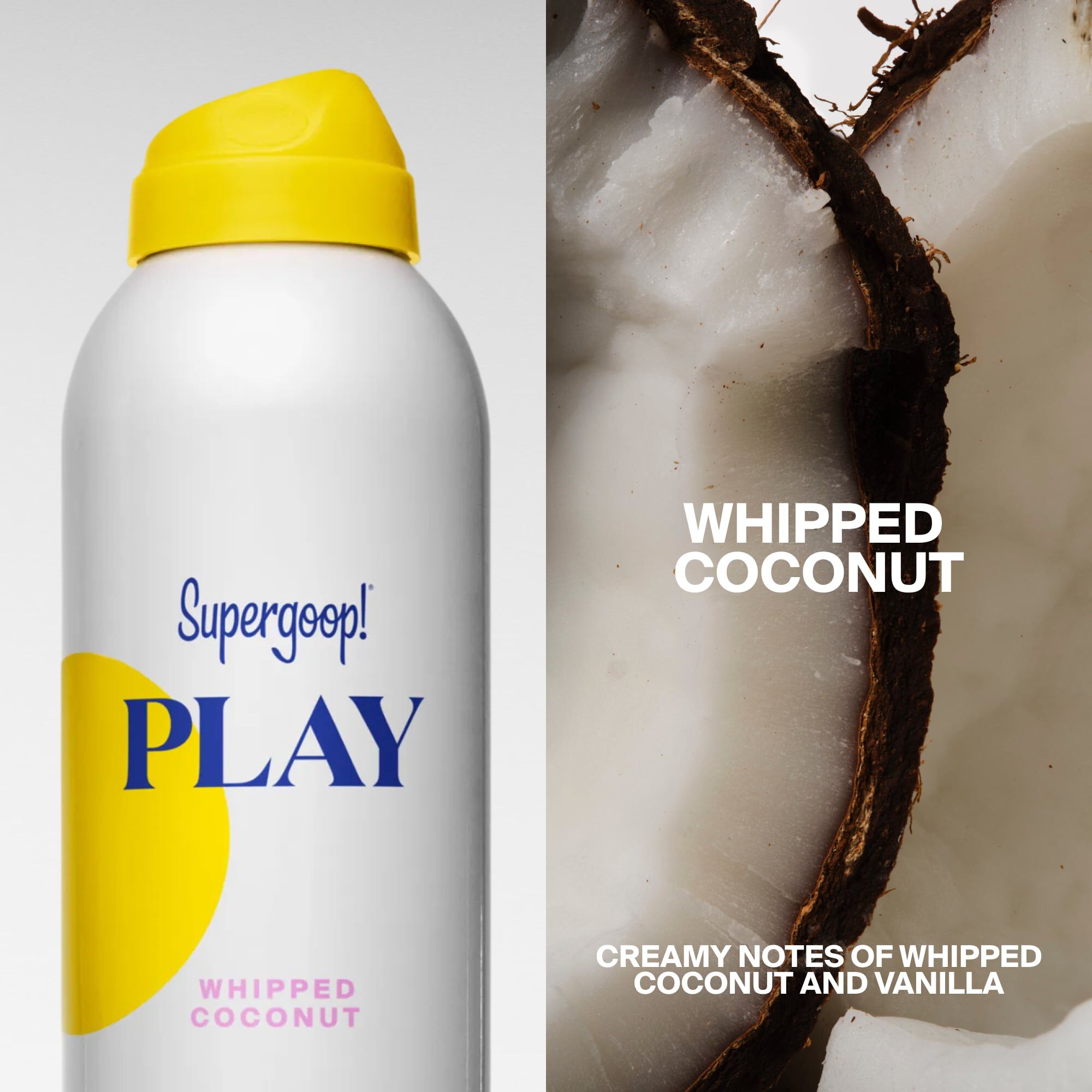 Supergoop! PLAY Antioxidant Body Mist, SPF 50 with Vitamin C, Whipped Coconut, 6 fl. oz., , large