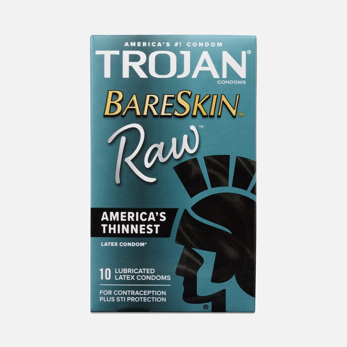 Trojan Latex Condom BareSkin Raw, 10 ct., , large