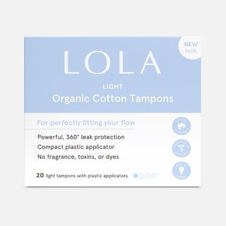 LOLA Tampons, Compact Plastic Applicator, 20 ct., , large