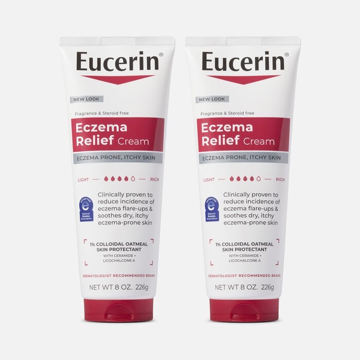 Eucerin Eczema Relief Body Cream, 8 oz. (2-Pack), , large