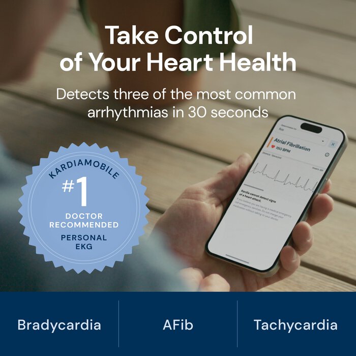 KardiaMobile Medical-Grade 1-Lead EKG Heart Monitor, , large