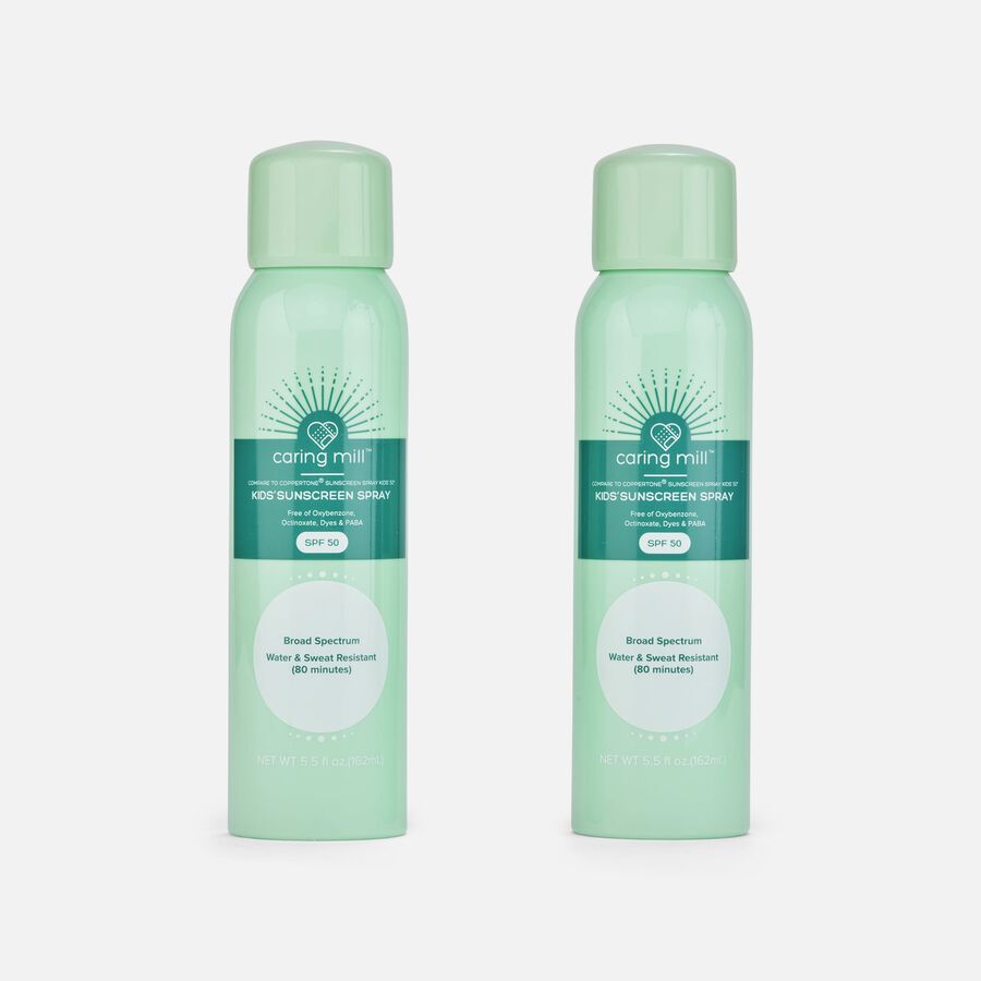 Caring Mill™ Children's Sunscreen Spray 50 SPF, 5.5 fl oz. - Twin Pack, , large