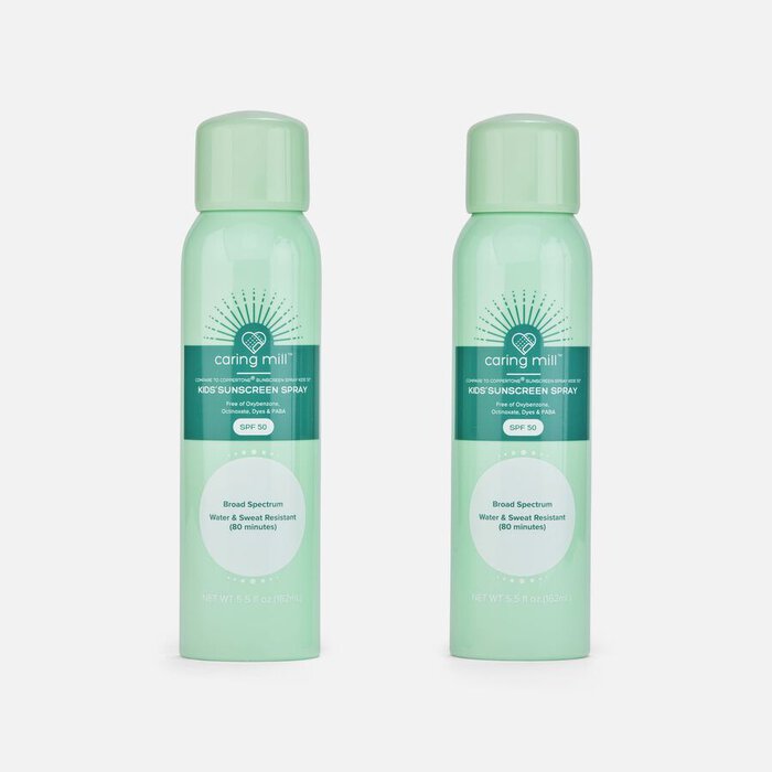 Caring Mill™ Children's Sunscreen Spray 50 SPF, 5.5 fl oz. - Twin Pack, , large