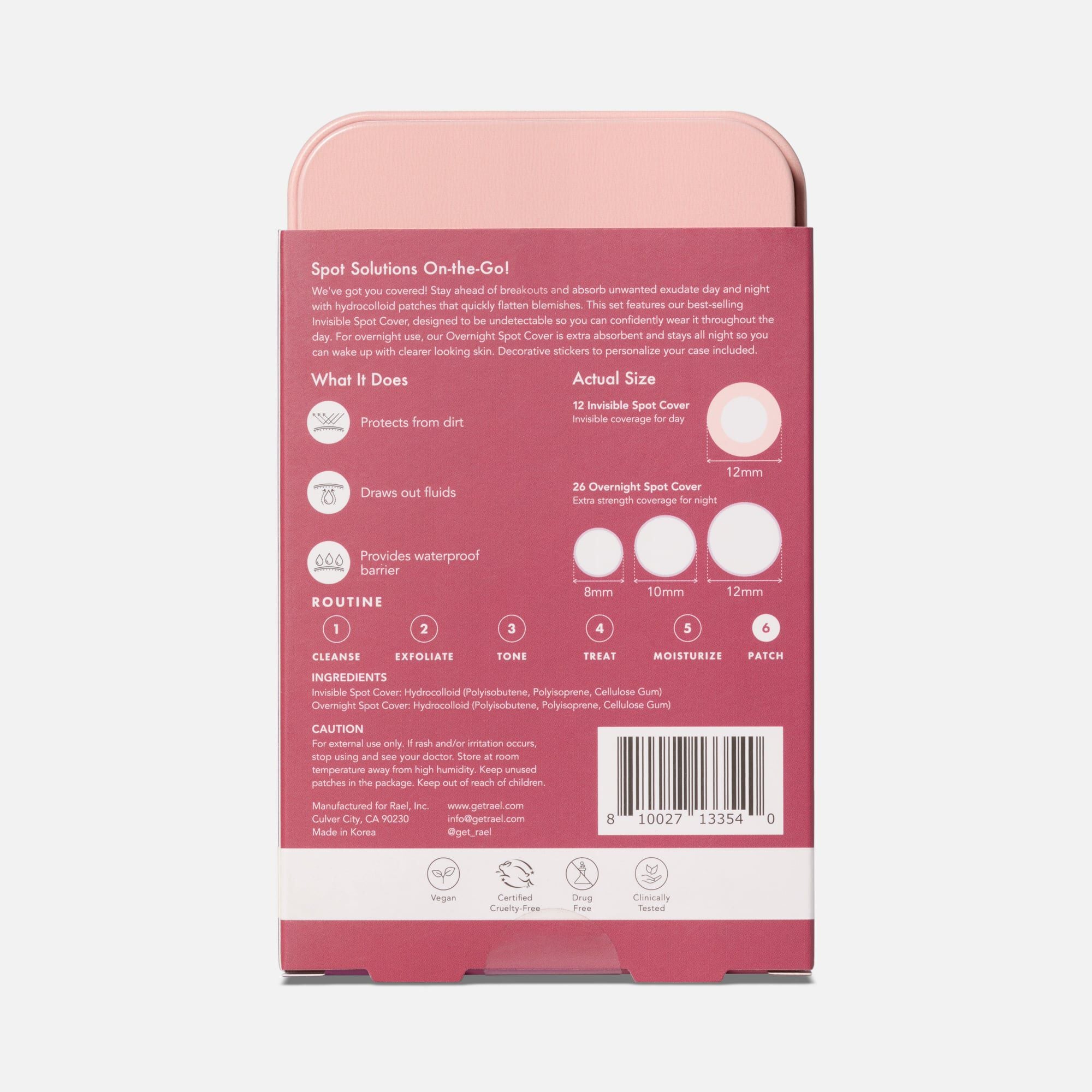 Rael Beauty Miracle Patch Glow and Go Kit, 38 ct., , large