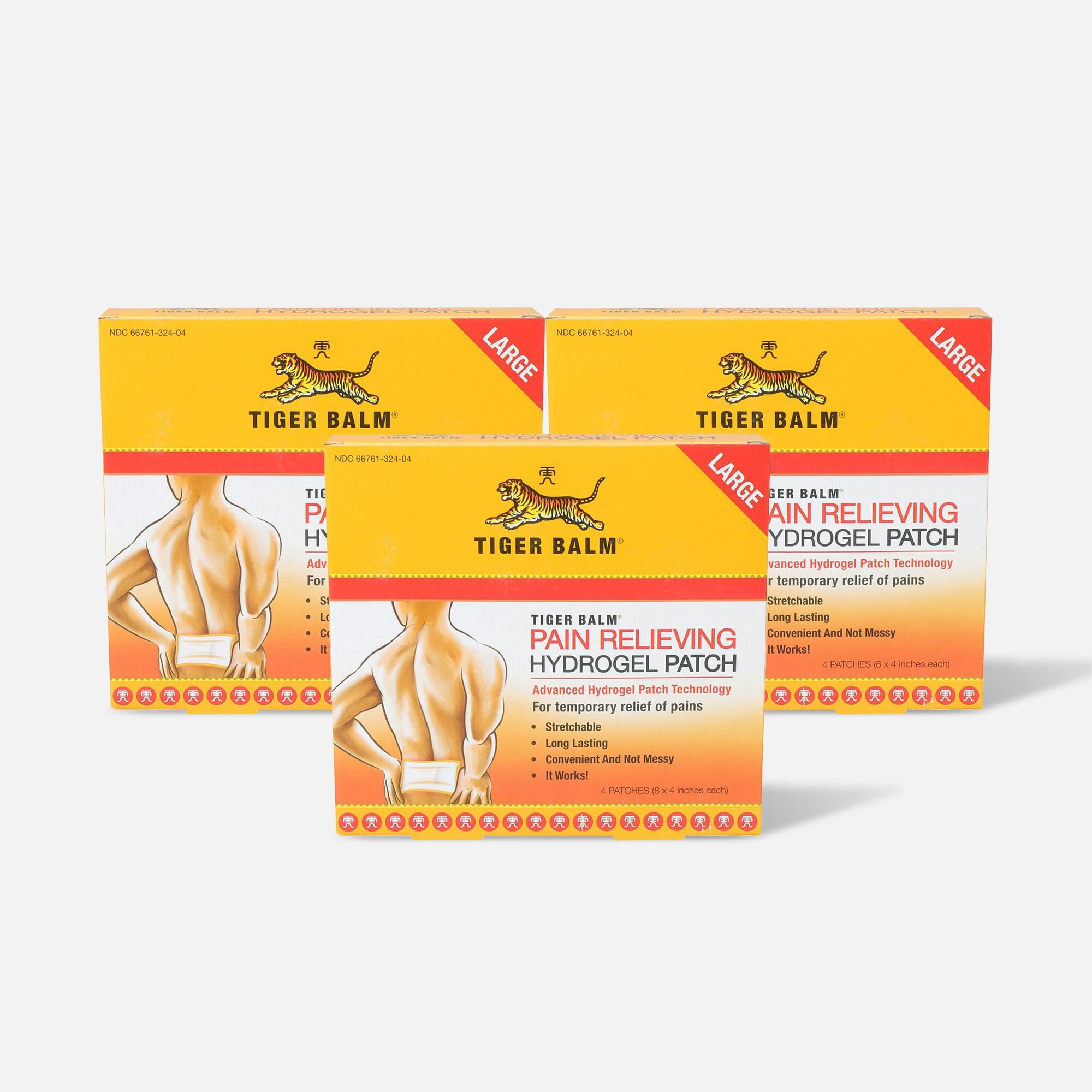 Tiger Balm Patch, Large, 4 ct. (3-Pack), , large