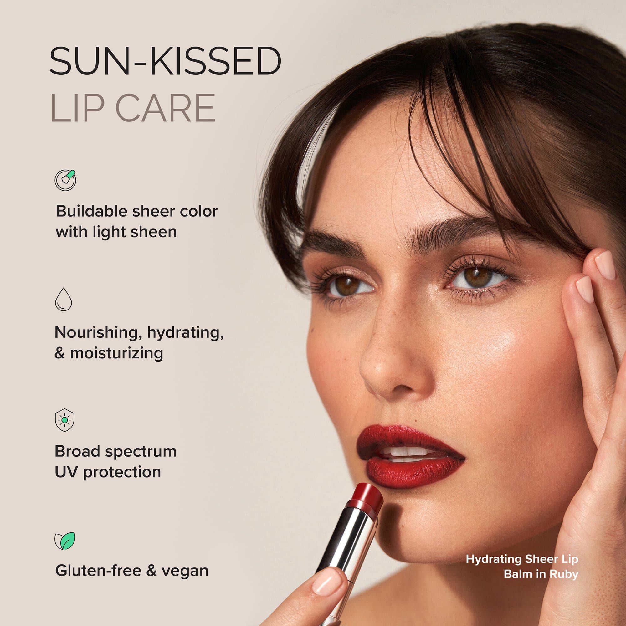 MDSolarSciences Hydrating Sheer Lip Balm, SPF 30, Bare, large