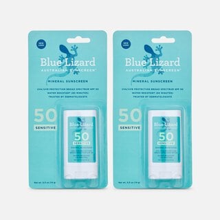 Blue Lizard Sensitive Sunscreen SPF 50 Stick, 0.5 oz. (2-Pack), , large