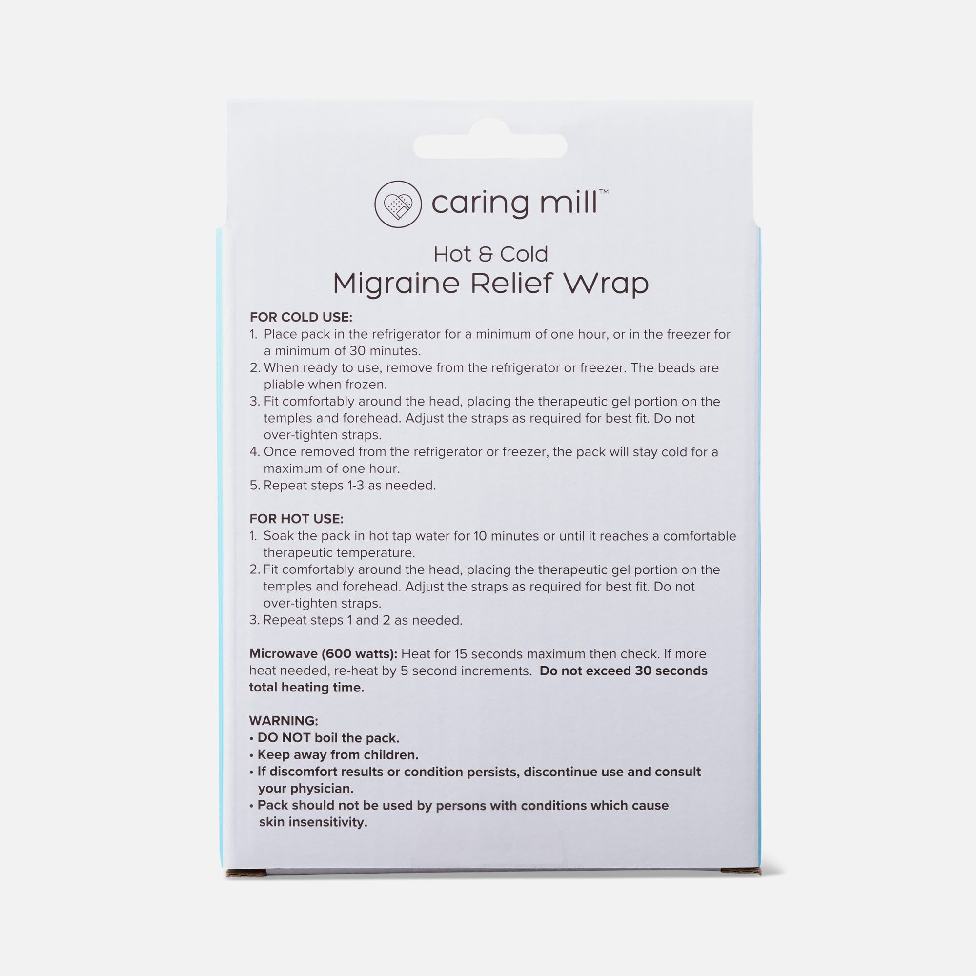 Caring Mill™ Hot & Cold Migraine Relief Wrap, , large