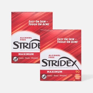 Stridex Medicated Pads Maximum, 90 ct. (2-Pack), , large