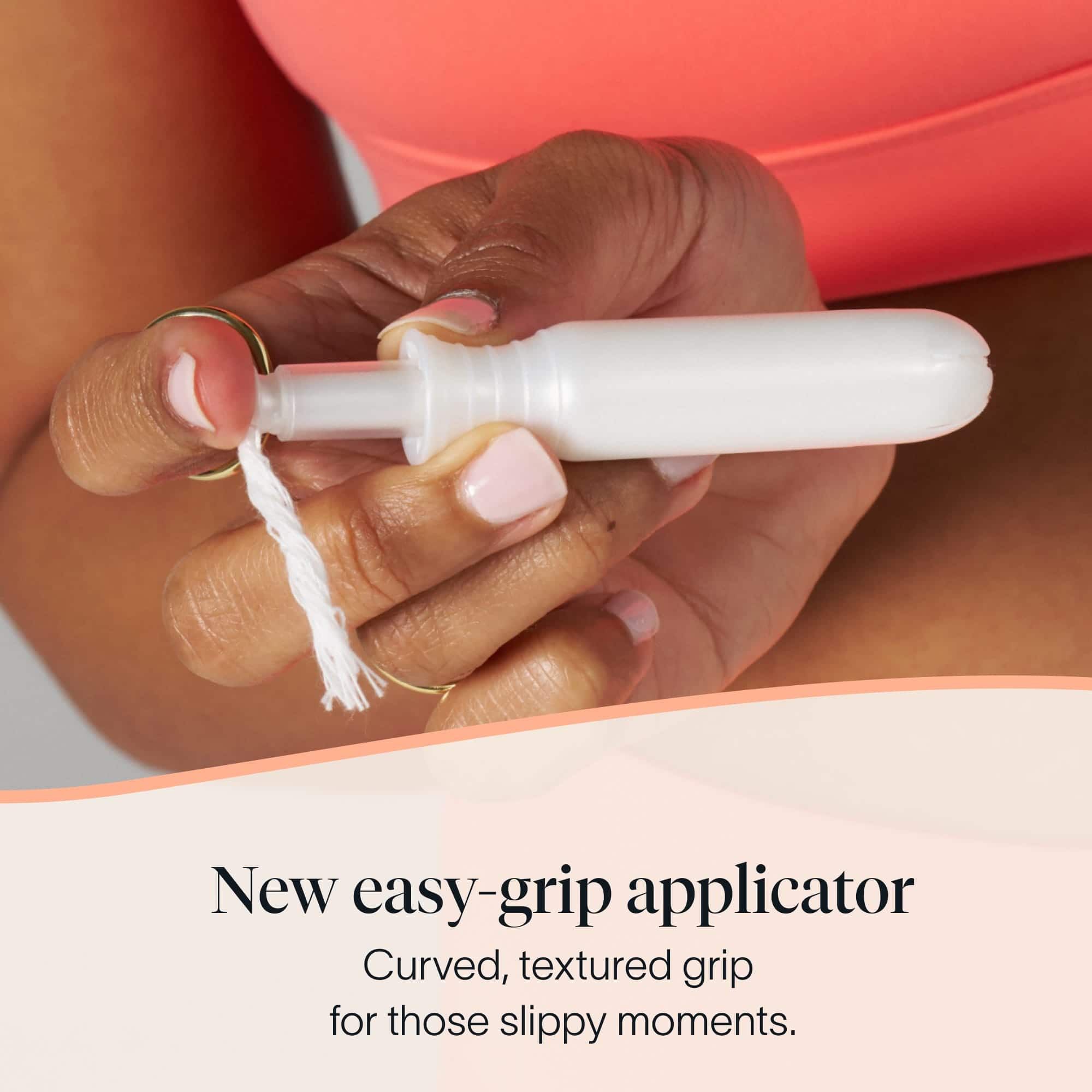 Cora Organic Cotton Applicator Tampons, , large