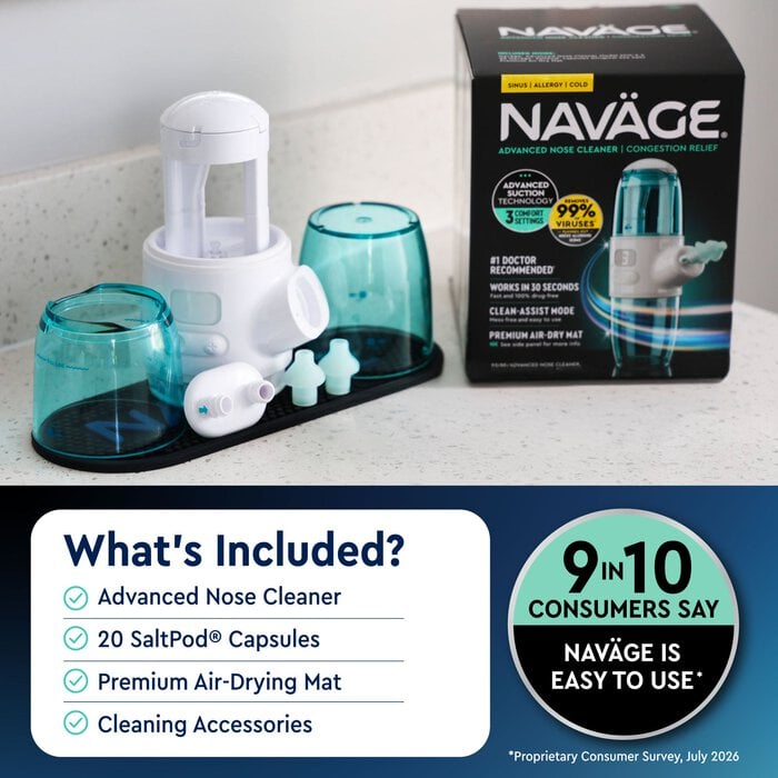Navage® Advanced Powered Nose Cleaner, , large