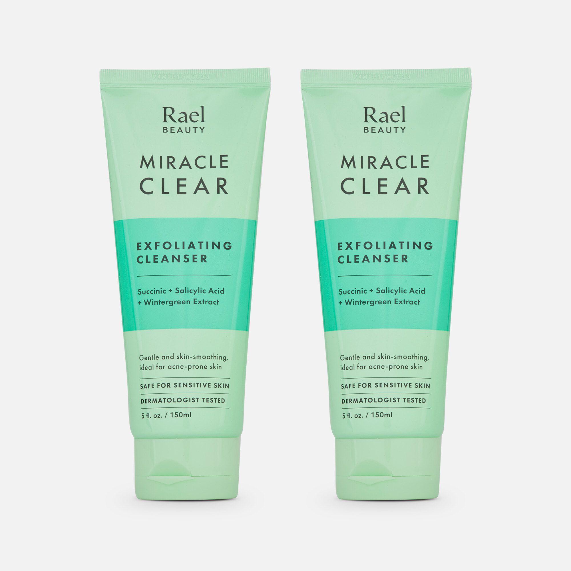 Rael Miracle Clear Exfoliating Cleanser, 5 oz. (2-Pack)