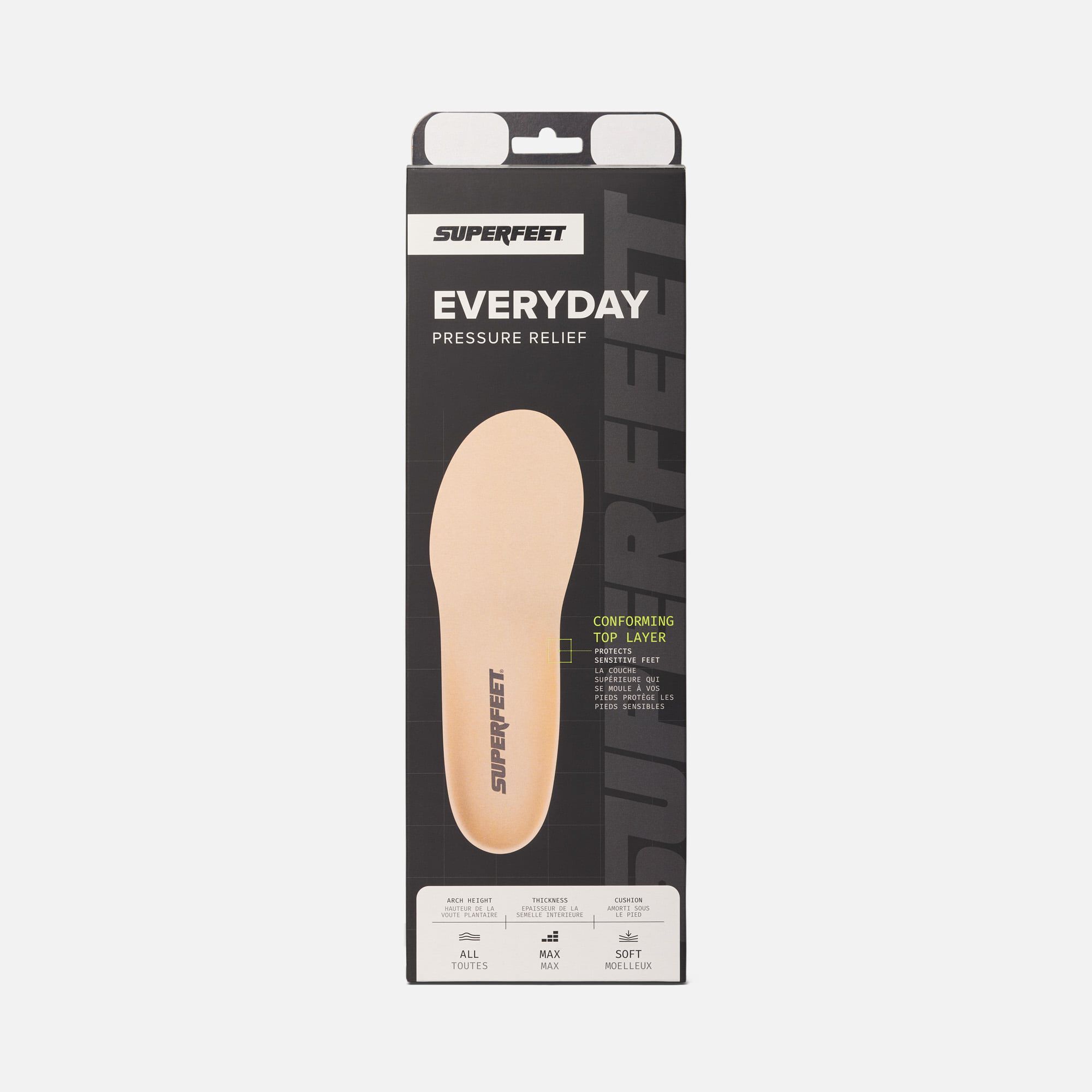 Superfeet Everyday Pressure Relief Insoles, , large