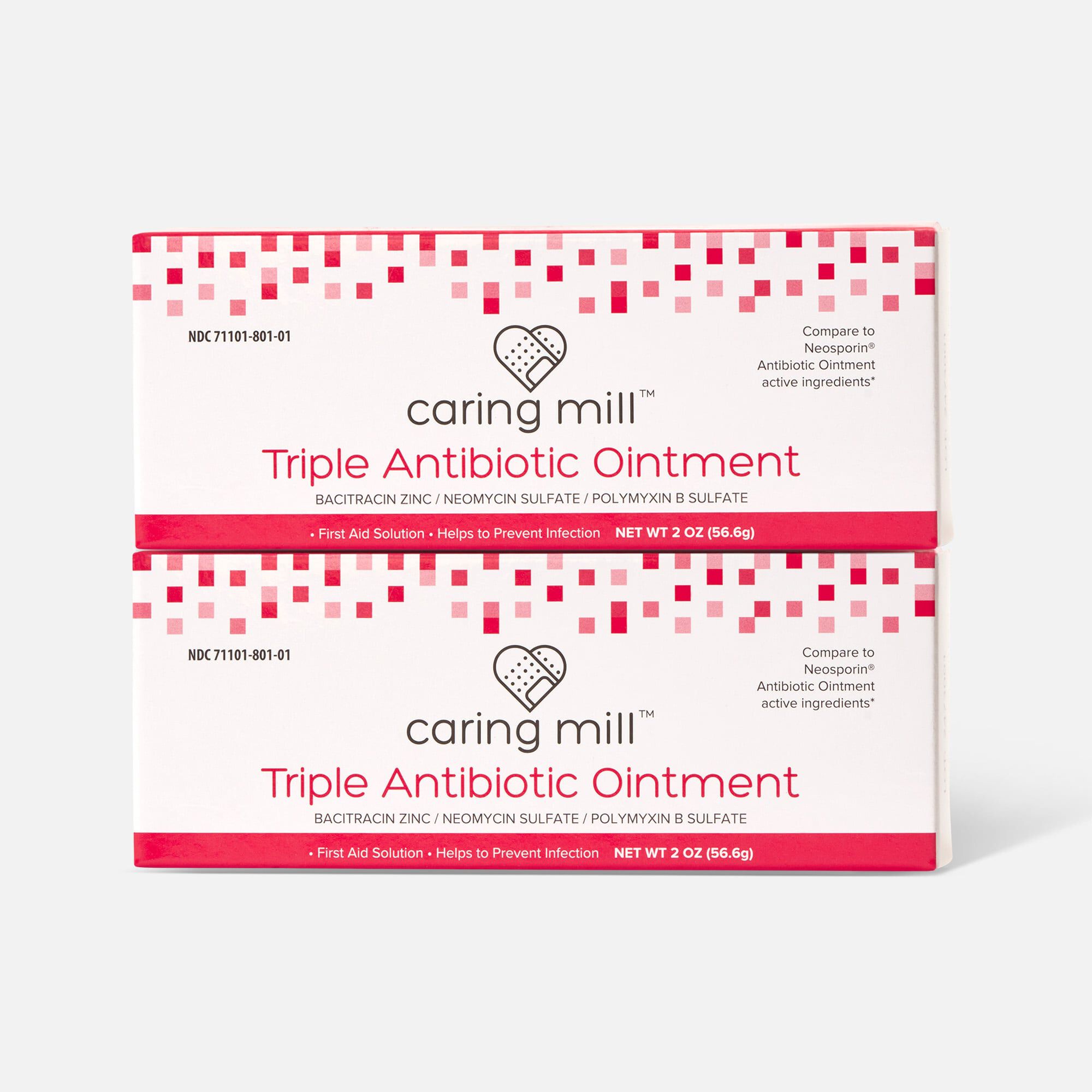 Caring Mill™ Triple Antibiotic Ointment, 2 oz. (2-Pack), , large
