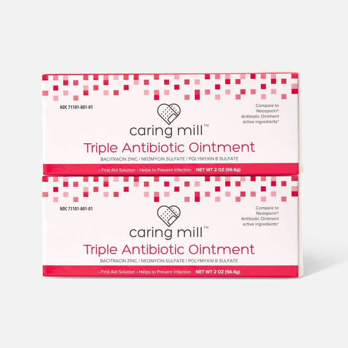 Caring Mill™ Triple Antibiotic Ointment, 2 oz. (2-Pack), , large