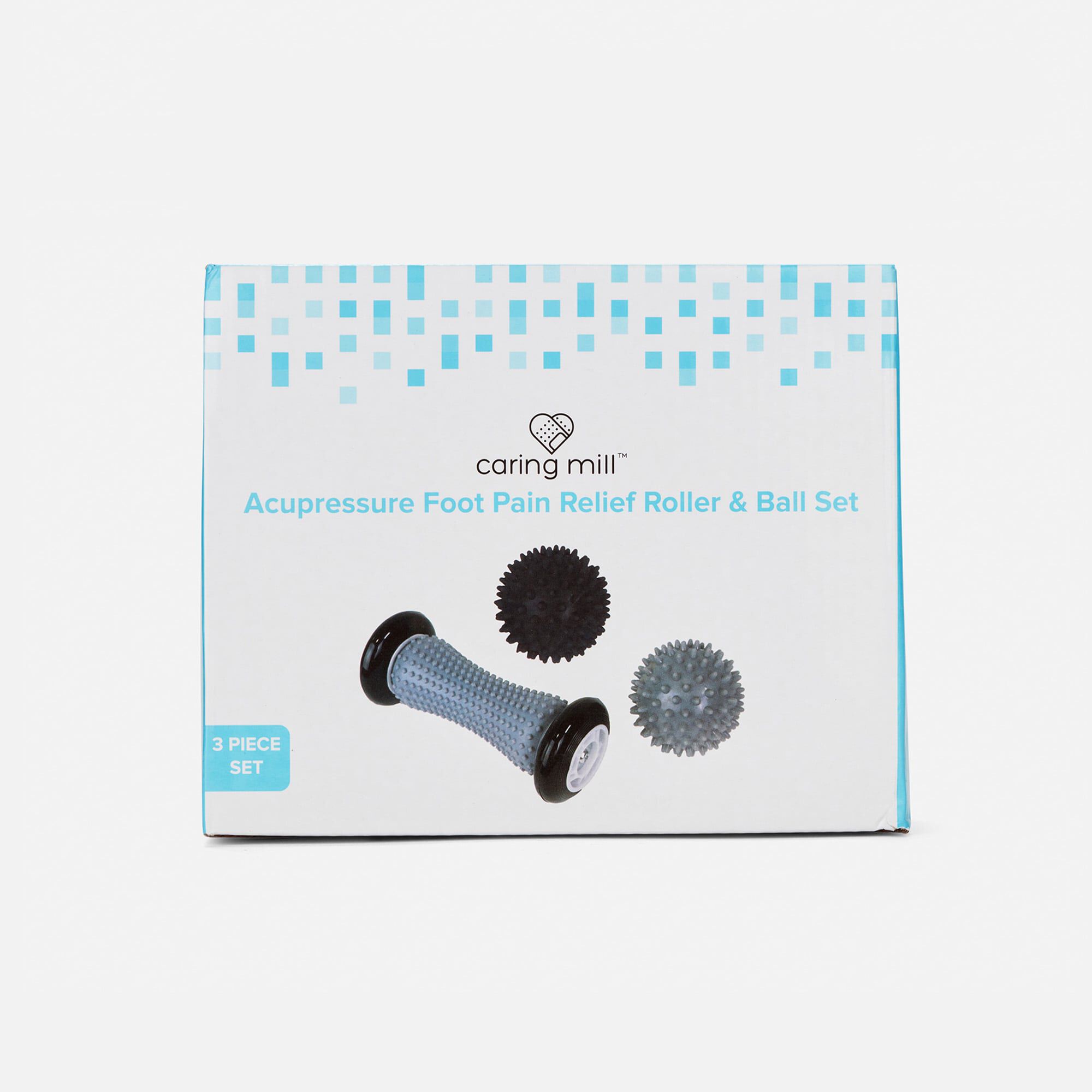 Caring Mill™  Acupressure Foot Pain Relief Roller & Ball Set, , large