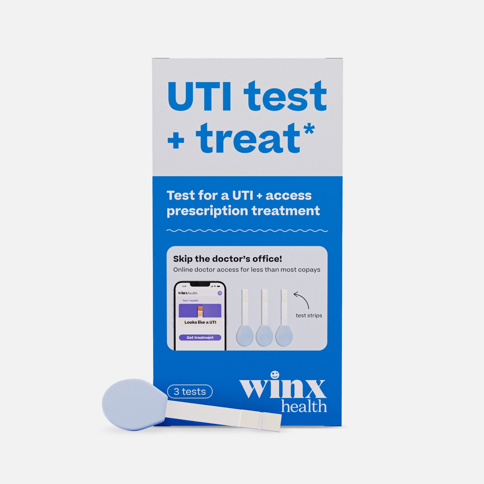 Winx Health UTI Test + Treatment, 3 ct., , large