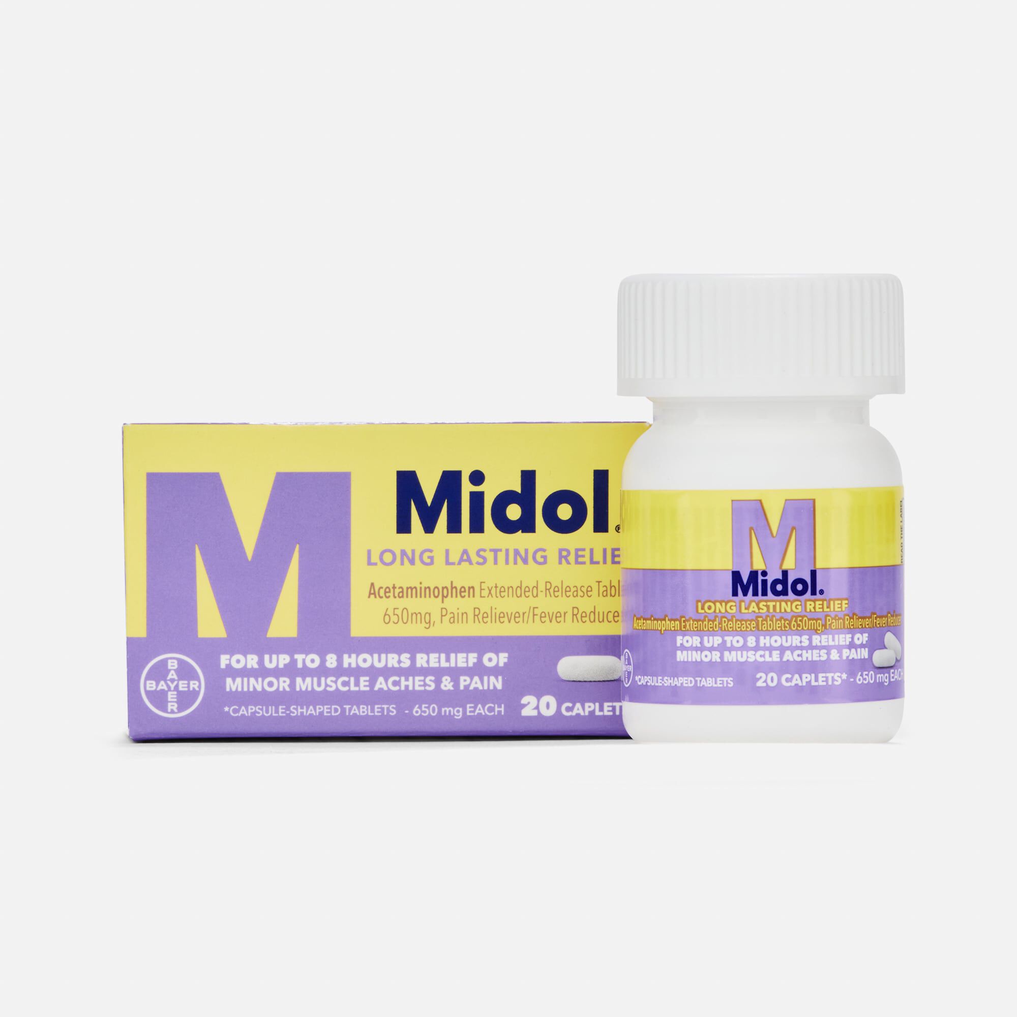 Midol Long Lasting Relief Caplets, 20 ct., , large