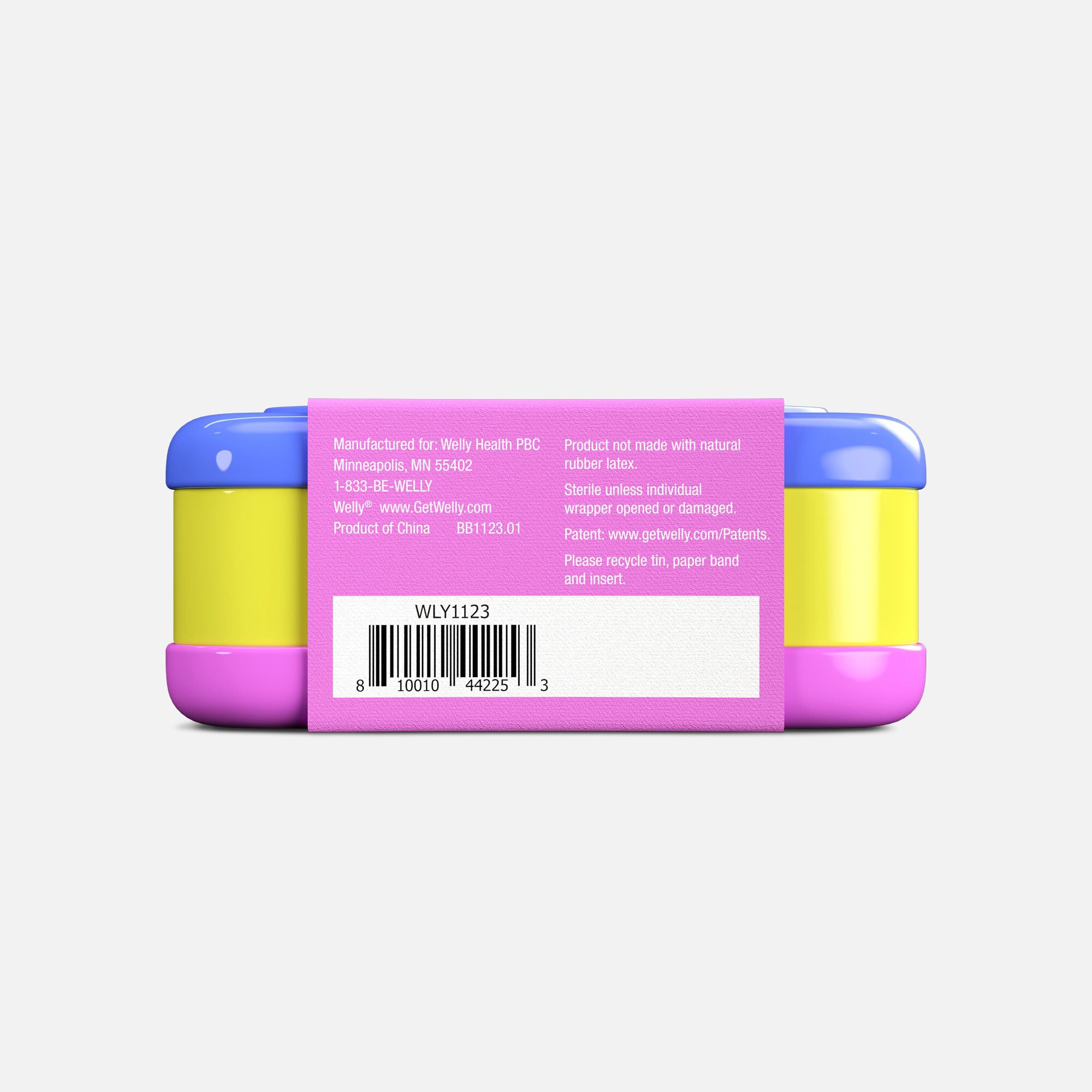 Welly Bravery Badges Butterfly Assorted Flex Fabric Bandages - 48 ct., , large