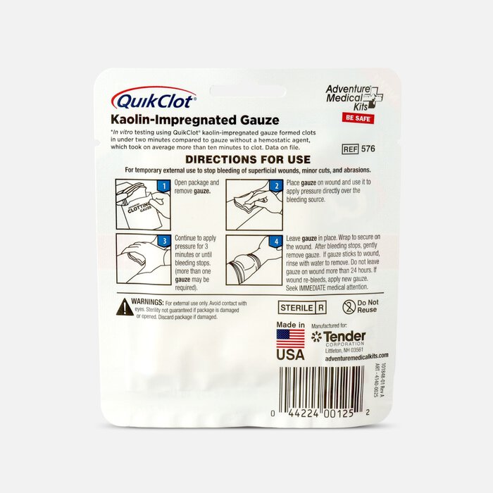 QuikClot Gauze 3" x 4', , large