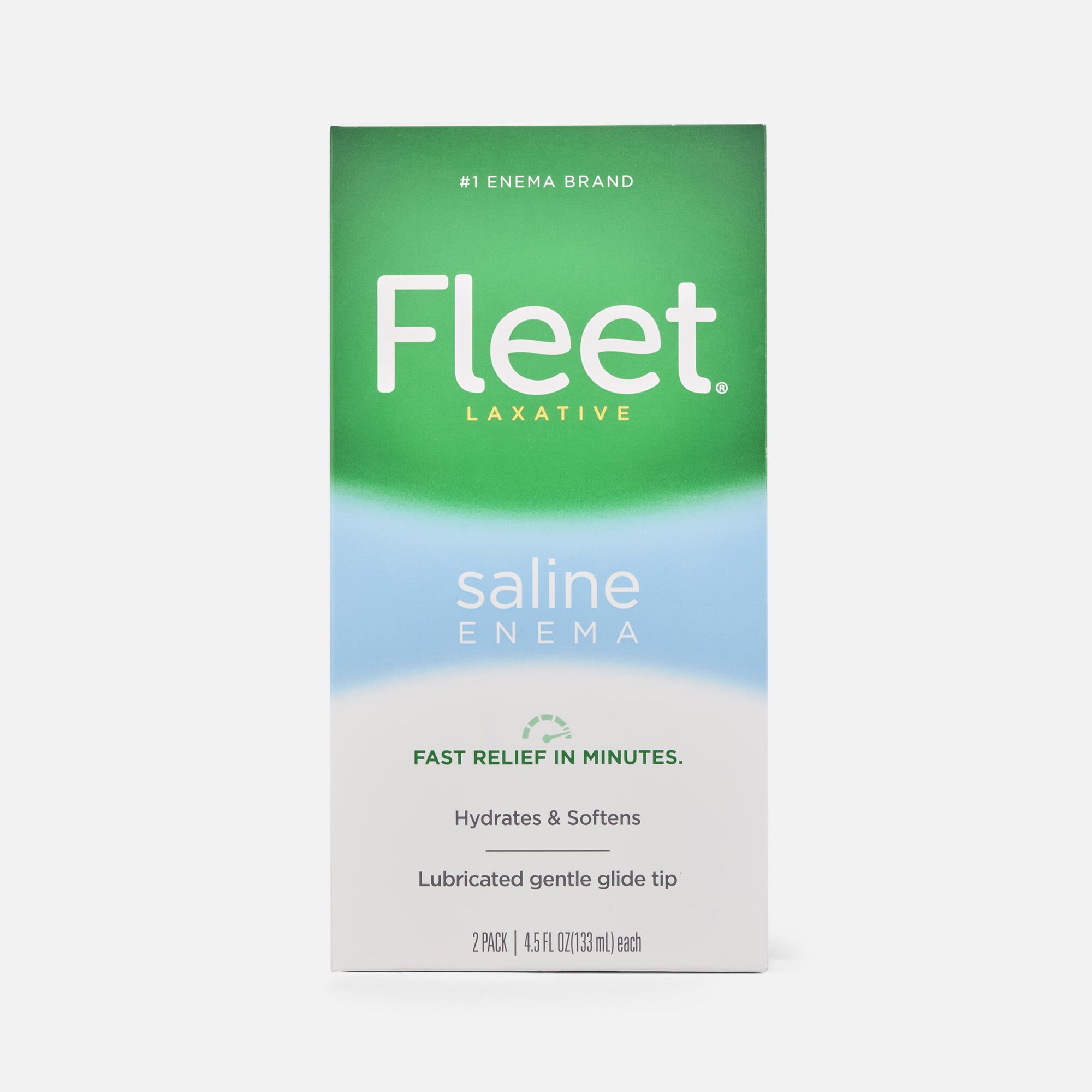 Fleet Enema, Ready-to-Use Saline Laxative, Twin Pack, , large