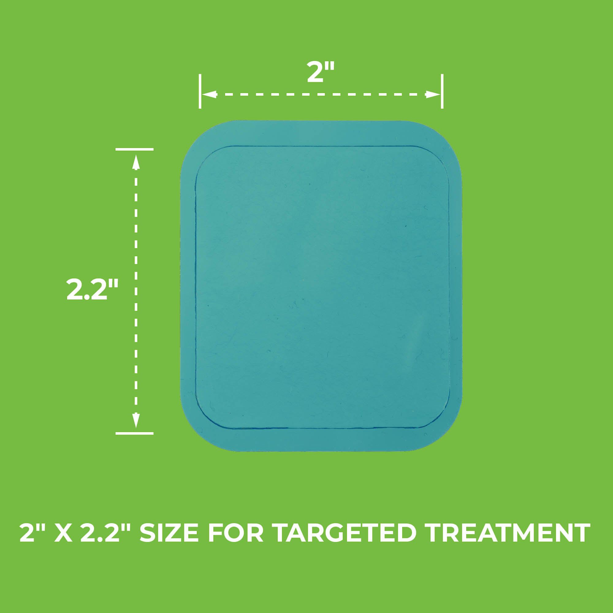 AccuRelief™ Menstrual Pain Relief Replacement Electrode Gel Pads, 4-Pack, , large