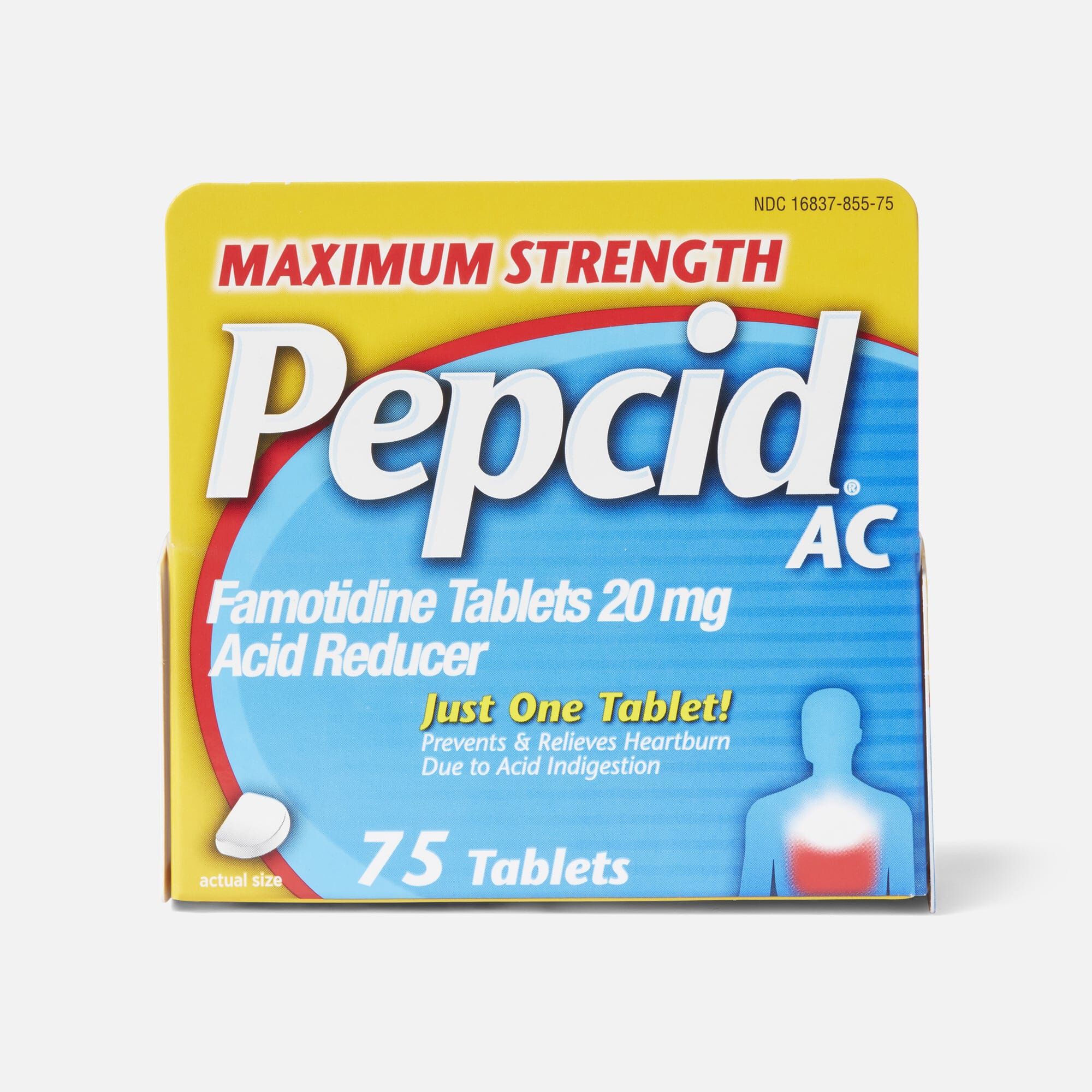 Pepcid AC Acid Reducer Maximum Strength Tablets, 75 ct.