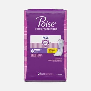 Poise Incontinence Pads, Ultimate Long, 27 ct., , large